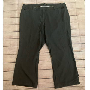 Worthington Dark Gray Casual Career Workwear Modern Fit Plus Size 18W